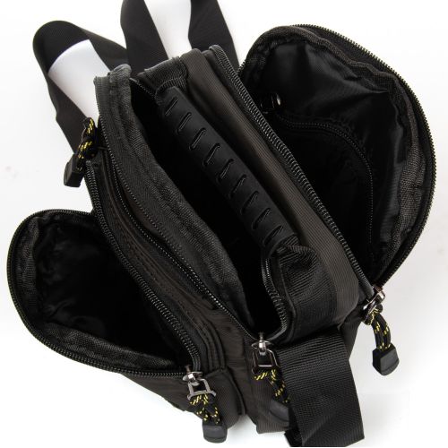 Сумка мужская Lanpad тканевая, черный