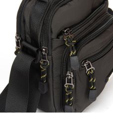 Сумка мужская Lanpad тканевая, черный