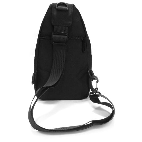 Мужская сумка тканевая  Lanpad Черная (LAN63745 black)