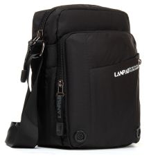 Мужская наплечная сумка, планшетка Lanpad черная