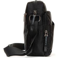 Мужская наплечная сумка, планшетка Lanpad черная