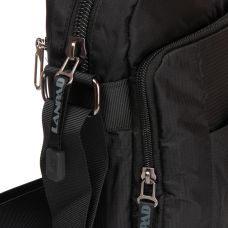 Мужская наплечная сумка, планшетка Lanpad черная