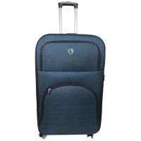 Большой тканевый чемодан на колесах 100L Gedoх, Турция синий