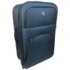 Большой тканевый чемодан на колесах 100L Gedoх, Турция синий