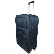 Большой тканевый чемодан на колесах 100L Gedoх, Турция синий