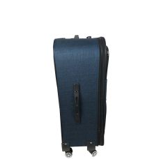 Большой тканевый чемодан на колесах 100L Gedoх, Турция синий