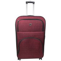 Большой тканевый чемодан на колесах 100L Gedoх, Турция бордовый