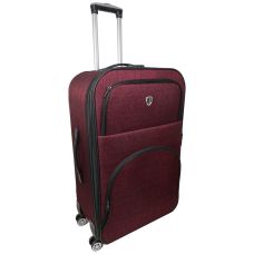 Большой тканевый чемодан на колесах 100L Gedoх, Турция бордовый