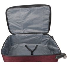 Большой тканевый чемодан на колесах 100L Gedoх, Турция бордовый