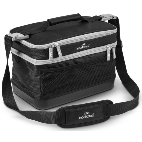Термосумка для кемпинга, ланч бокс с жестким дном Rocktrail 12L Черная
