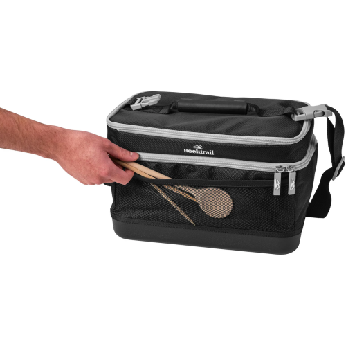 Термосумка для кемпинга, ланч бокс с жестким дном Rocktrail 12L Черная