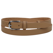 Кожаный женский ремень Skipper 1625-20 Бежевый 2 см