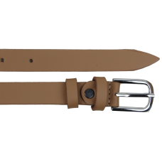 Кожаный женский ремень Skipper 1625-20 Бежевый 2 см