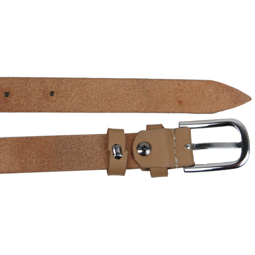 Кожаный женский ремень Skipper 1625-20 Бежевый 2 см