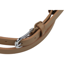 Кожаный женский ремень Skipper 1625-20 Бежевый 2 см