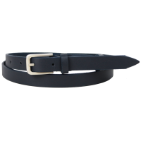 Женский кожаный ремень Skipper 1635-20 Темно-синий 2 см