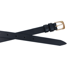 Ремень женский из кожи Skipper 1633-20 Темно-синий 2 см