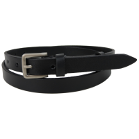 Женский ремень из натуральной кожи Skipper 1639-20	 Черный 2 см