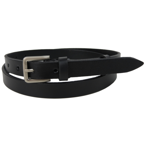 Женский ремень из натуральной кожи Skipper 1639-20	 Черный 2 см