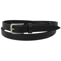 Женский пояс из кожи Skipper 85247 Черный 2 см