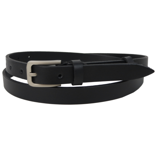 Женский пояс из кожи Skipper 85247 Черный 2 см