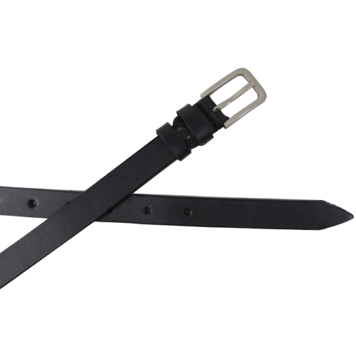 Женский пояс из кожи Skipper 85247 Черный 2 см