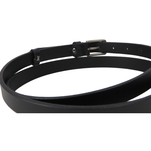 Женский пояс из кожи Skipper 85247 Черный 2 см