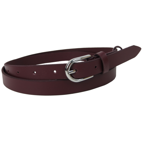 Женский кожаный ремень Skipper 1624-20 Марсала 2 см