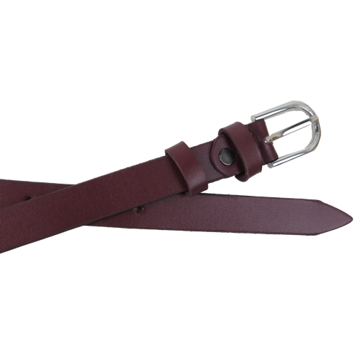 Женский кожаный ремень Skipper 1624-20 Марсала 2 см