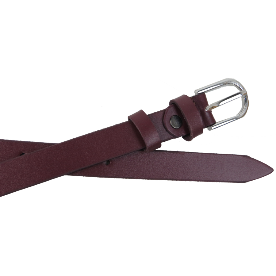 Женский кожаный ремень Skipper 1624-20 Марсала 2 см