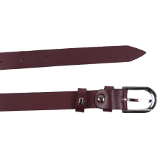 Женский кожаный ремень Skipper 1624-20 Марсала 2 см