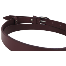 Женский кожаный ремень Skipper 1624-20 Марсала 2 см