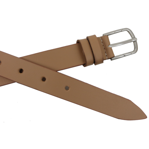 Женский кожаный ремень Skipper Украина Бежевый 2,5 см