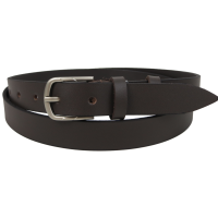 Женский кожаный ремень Skipper Темно-коричневый