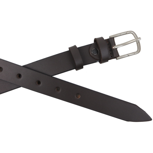 Женский кожаный ремень Skipper Темно-коричневый