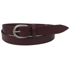 Женский кожаный ремень Skipper Марсала 2,5 см