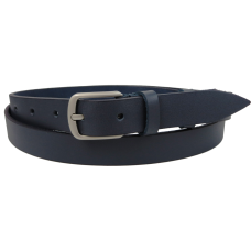 Женский кожаный ремень Skipper Темно-синий 2,5 см