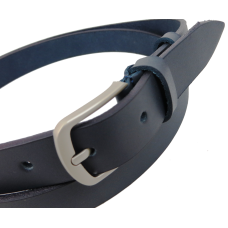 Женский кожаный ремень Skipper Темно-синий 2,5 см