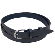 Женский кожаный ремень Skipper Украина Темно-синий 2,5 см