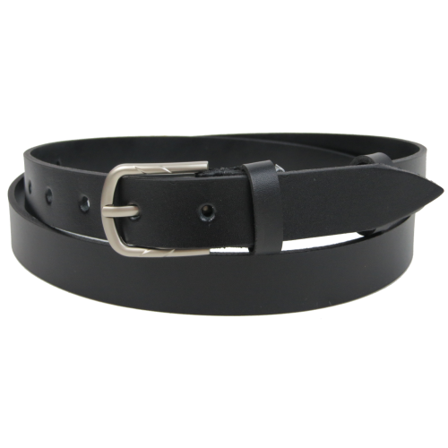 Женский ремень из натуральной кожи Skipper Черный 2,5 см