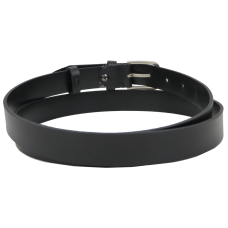 Женский ремень из натуральной кожи Skipper Черный 2,5 см