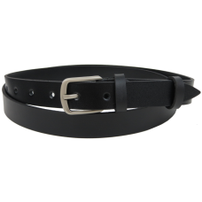 Женский кожаный ремень Skipper Украина Черный 2,5 см