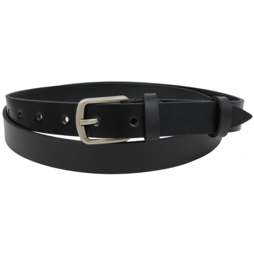 Женский кожаный ремень Skipper Украина Черный 2,5 см