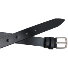 Женский кожаный ремень Skipper Украина Черный 2,5 см