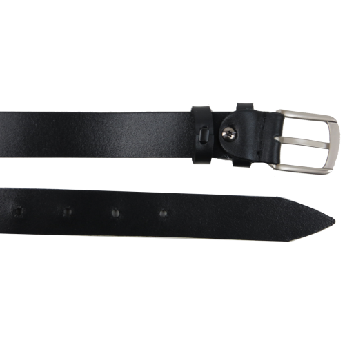 Женский кожаный ремень Skipper Украина Черный 2,5 см