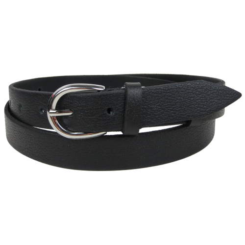 Женский кожаный ремень Skipper Черный 2,5 см