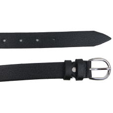 Женский кожаный ремень Skipper Черный 2,5 см