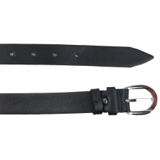 Женский кожаный ремень Skipper Черный 2,5 см