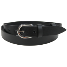 Женский кожаный ремень Skipper Черный 2,5 см (1641-25)