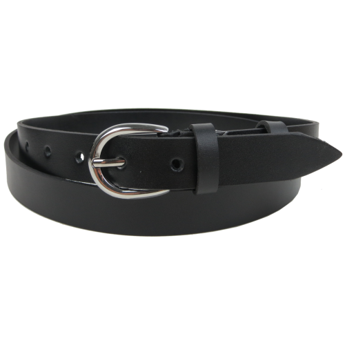 Женский кожаный ремень Skipper Черный 2,5 см (1641-25)